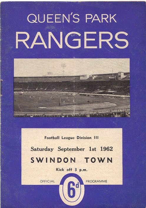 <b>Saturday, September 1, 1962</b><br />vs. Queens Park Rangers (Away)